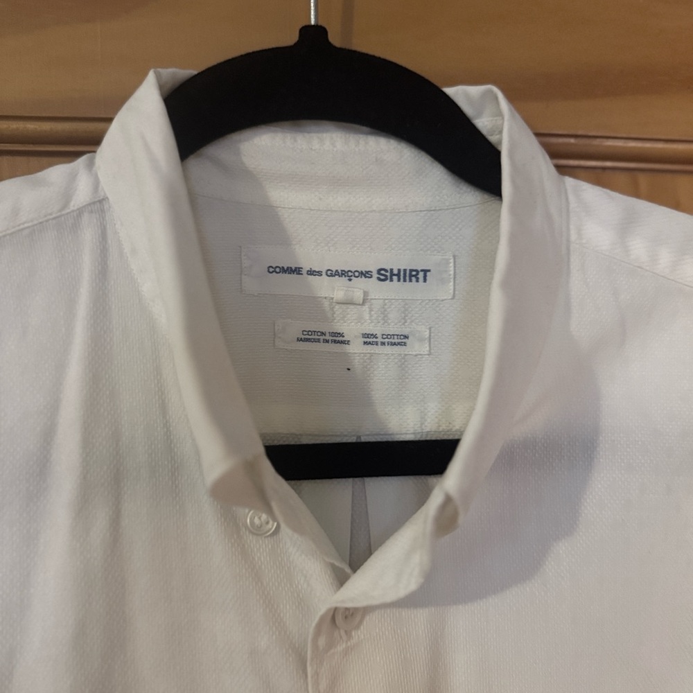 Comme des Garcons White Men's Shirt vintage mid 80s excellent condition